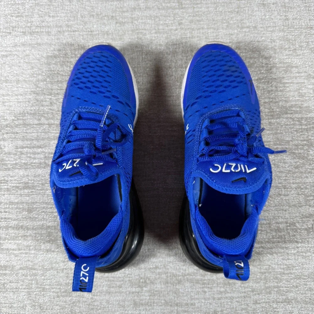 Nike Air Max 270 Sneakers Youth 5Y Blue Racer Black White 943345-415